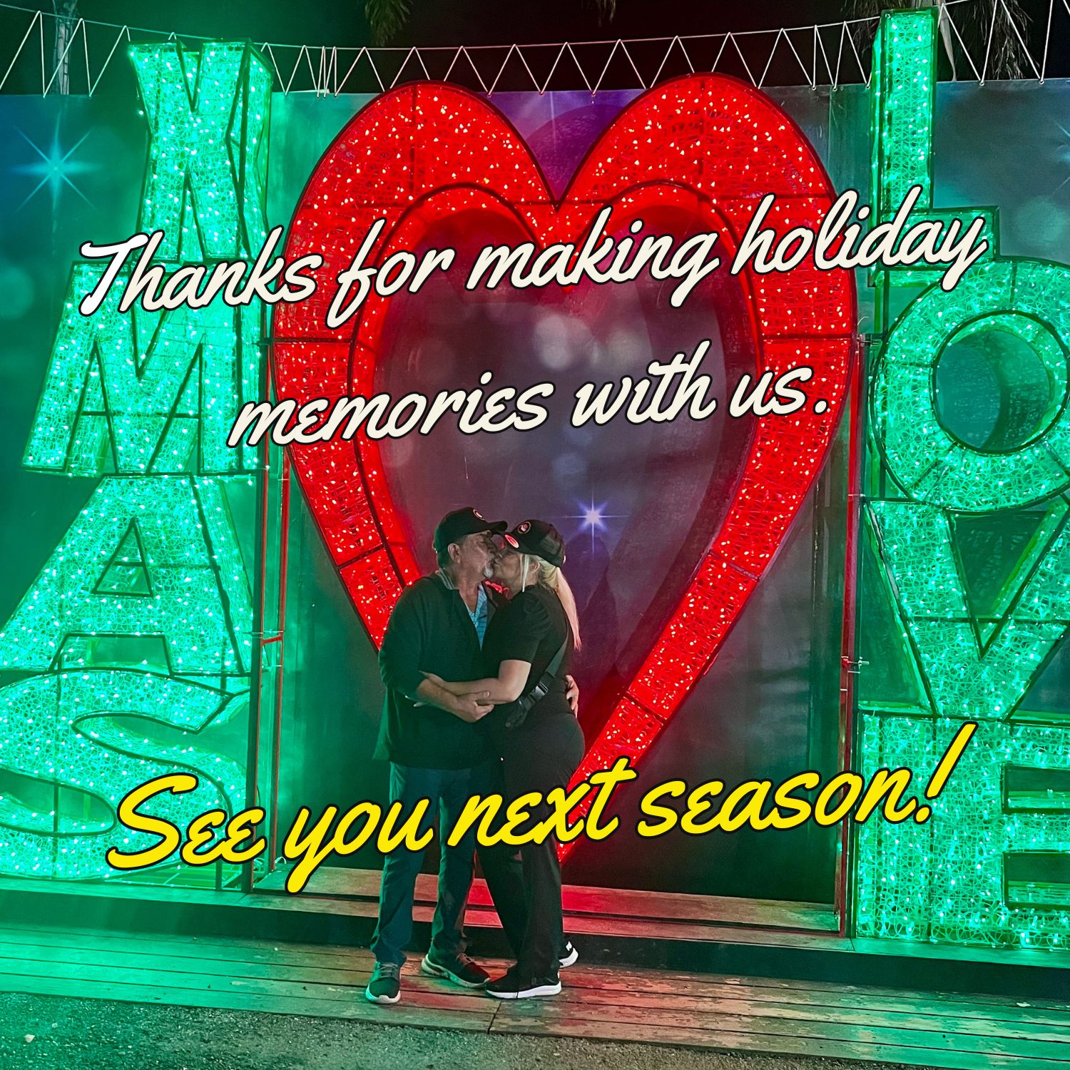 Thanks for making holiday memories with us!
